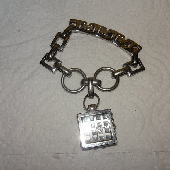 Fossil Es464 Square Dangle Watch Charm 